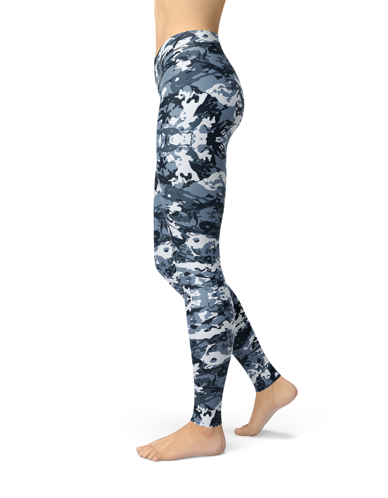 Jean Navy Camo Leggings